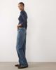 ASOS Tall ASOS DESIGN Tall comfort stretch straight leg jean in dark vintage wash-Blue - 2