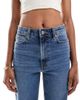 ASOS Tall ASOS DESIGN Tall comfort stretch straight leg jeans in authentic mid blue - 4