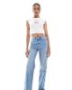 ASOS Tall ASOS DESIGN Tall comfort stretch straight leg jeans in light mid blue - 1