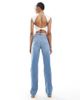 ASOS Tall ASOS DESIGN Tall comfort stretch straight leg jeans in light mid blue - 2