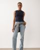 ASOS Tall ASOS DESIGN Tall comfort stretch straight leg jeans in lightwash-Blue - 1