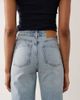 ASOS Tall ASOS DESIGN Tall comfort stretch straight leg jeans in lightwash-Blue - 4
