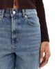 ASOS Tall ASOS DESIGN Tall comfort stretch straight leg jeans in mid blue - 3