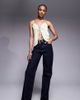 ASOS Tall ASOS DESIGN Tall comfort stretch straight leg jeans in rinse-Blue - 1