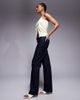 ASOS Tall ASOS DESIGN Tall comfort stretch straight leg jeans in rinse-Blue - 2