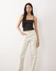 ASOS Tall ASOS DESIGN Tall comfort stretch straight leg jeans in white - 1