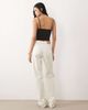 ASOS Tall ASOS DESIGN Tall comfort stretch straight leg jeans in white - 3