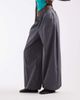 ASOS Tall ASOS DESIGN Tall cotton nylon blend pull on balloon pants in charcoal-Gray - 2