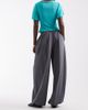 ASOS Tall ASOS DESIGN Tall cotton nylon blend pull on balloon pants in charcoal-Gray - 4