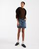 ASOS Tall ASOS DESIGN Tall denim high waisted mini skirt in vintage blue - 3
