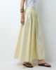 ASOS Tall ASOS DESIGN Tall elastic waist volume maxi skirt in buttermilk-Yellow - 3