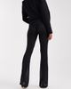 ASOS Tall ASOS DESIGN Tall embellished mesh flared pants-Black - 2