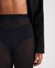 ASOS Tall ASOS DESIGN Tall embellished mesh flared pants-Black - 3