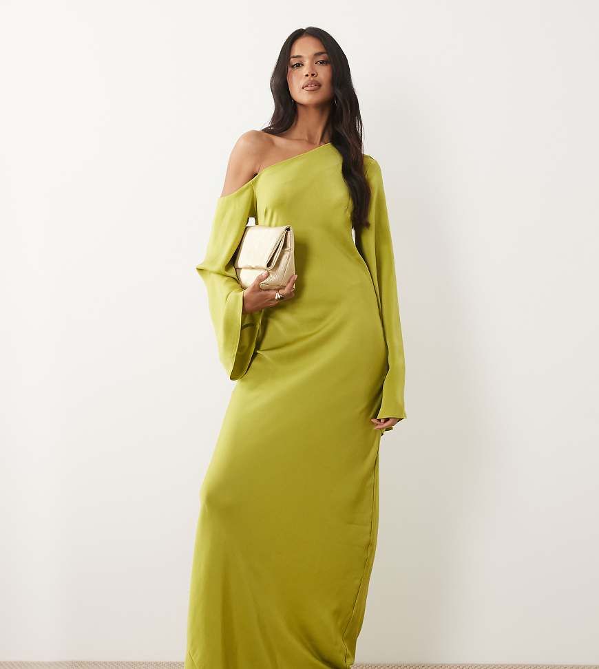 asos tall green dress Color_Black Gold