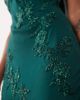 ASOS Tall ASOS DESIGN Tall floral embellished cami maxi dress with scarf in dark green - 3