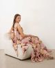 ASOS Tall ASOS DESIGN Tall halter maxi dress with scarf detail and ruffle hem in floral print-Multi - 4