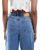 ASOS Tall ASOS DESIGN Tall high rise relaxed mom jeans in clean blue - 4