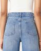 ASOS Tall ASOS DESIGN Tall high rise wide leg jeans with front pockets in mid blue - 4