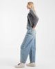 ASOS Tall ASOS DESIGN Tall high waisted barrel leg jeans in pale vintage wash-Blue - 3