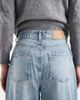 ASOS Tall ASOS DESIGN Tall high waisted barrel leg jeans in pale vintage wash-Blue - 4