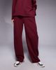 ASOS Tall ASOS DESIGN Tall interlock barrel leg sweatpants in burgundy-Red - 2