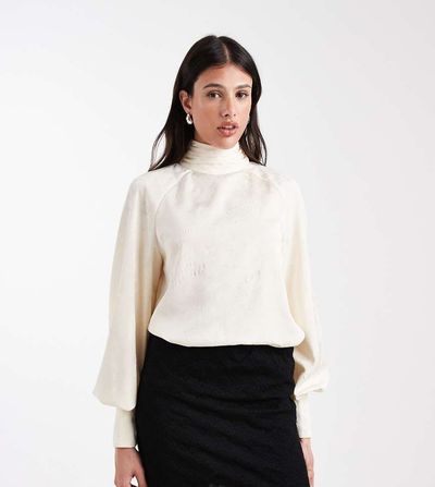 ASOS Tall ASOS DESIGN Tall lace mini skirt in black