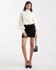 ASOS Tall ASOS DESIGN Tall lace mini skirt in black - 2
