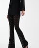 ASOS Tall ASOS DESIGN Tall lace sheer flare pants in black - 1