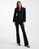ASOS Tall ASOS DESIGN Tall lace sheer flare pants in black - 3