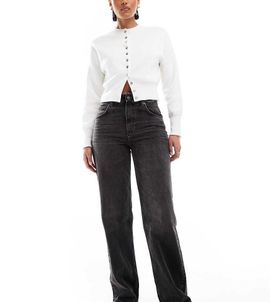 ASOS Tall ASOS DESIGN Tall low rise baggy jeans in washed black