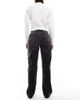 ASOS Tall ASOS DESIGN Tall low rise baggy jeans in washed black - 3