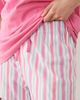 ASOS Tall ASOS DESIGN Tall make lemonade short sleeve and pants sleepwear set in blue-pink - 2