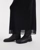 ASOS Tall ASOS DESIGN Tall mesh midi skirt in black - 4