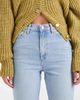ASOS Tall ASOS DESIGN Tall mid rise flare jeans in light mid wash-Blue - 4