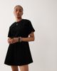 ASOS Tall ASOS DESIGN Tall mini cord T-shirt dress in black-Gray - 4
