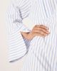 ASOS Tall ASOS DESIGN Tall mini shirt dress with wide cuffs and oversized pockets in blue stripes-Multi - 2