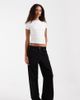 ASOS Tall ASOS DESIGN Tall oversized baggy boyfriend jeans in black - 1