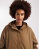 ASOS Tall ASOS DESIGN Tall oversized fleece lined rain coat in olive-Green - 3