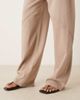 ASOS Tall ASOS DESIGN Tall oversized pants with laundered utility detailing in mushroom-Neutral - 3