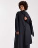 ASOS Tall ASOS DESIGN Tall premium wool rich longline coat with detachable scarf in charcoal-Gray - 2