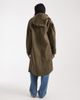 ASOS Tall ASOS DESIGN Tall rain-resistant throw-on coat in khaki-Black - 4