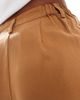 ASOS Tall ASOS DESIGN Tall relaxed straight leg pants in camel-Brown - 4