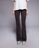 ASOS Tall ASOS DESIGN Tall sculpting cross front flare pants in chocolate-Brown - 4