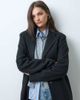 ASOS Tall ASOS DESIGN Tall single breasted chuck on overcoat in black - 2