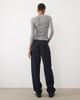 ASOS Tall ASOS DESIGN Tall slim barrel jean in rinse-Navy - 3
