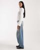 ASOS Tall ASOS DESIGN Tall slim barrel leg jeans in vintage wash-Blue - 3
