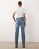ASOS Tall ASOS DESIGN Tall slim fit mom jeans in light wash blue - 3
