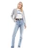 ASOS Tall ASOS DESIGN Tall slim fit mom jeans in mid blue - 1