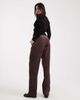ASOS Tall ASOS DESIGN Tall slim leg pants in cord in plum-Purple - 4