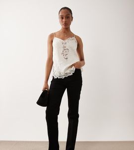 ASOS Tall ASOS DESIGN Tall slim straight leg jeans in black